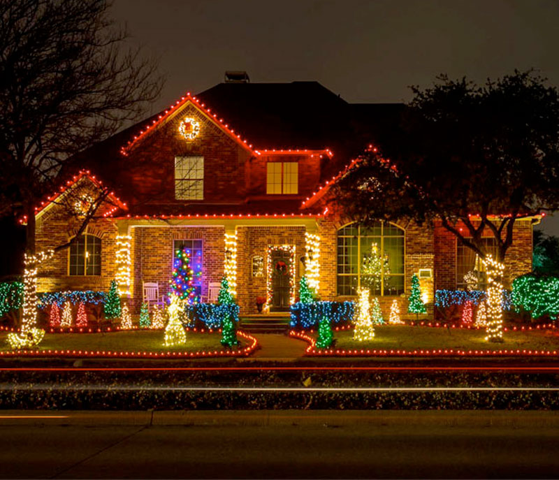 Christmas Light Installation | North Texas, Plano | Lawn Tech