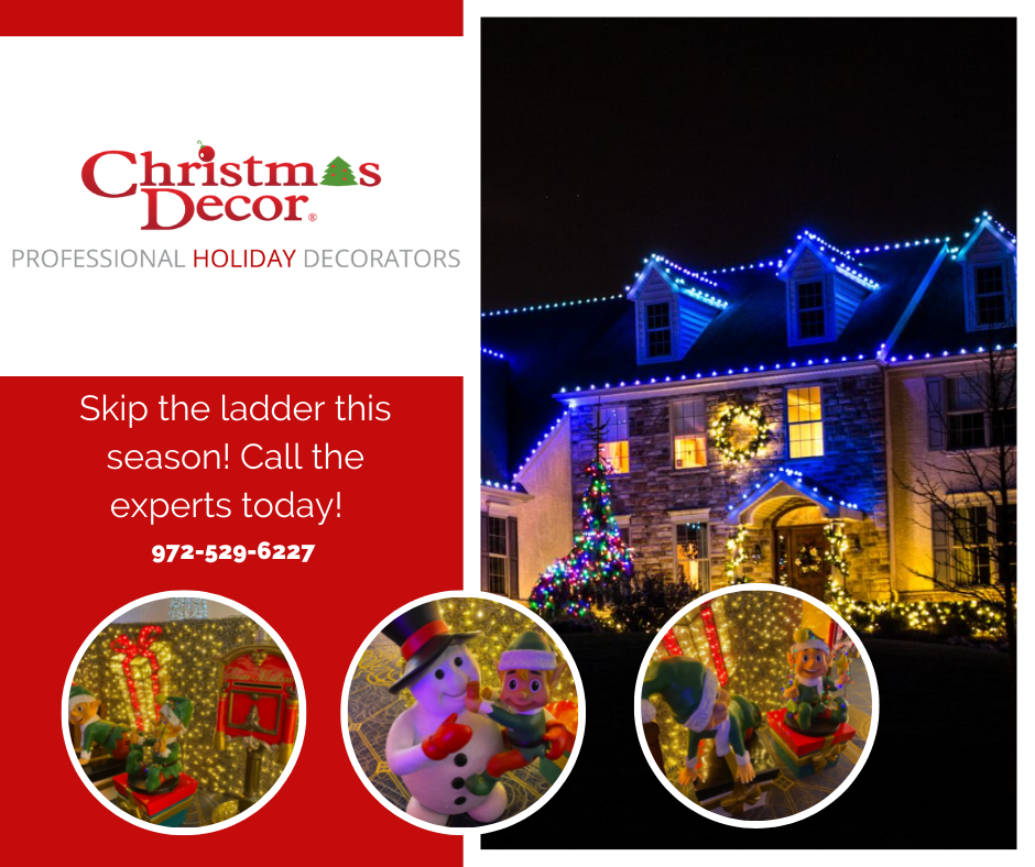 Christmas Decor by Lawn Tech in Plano and North Texas!